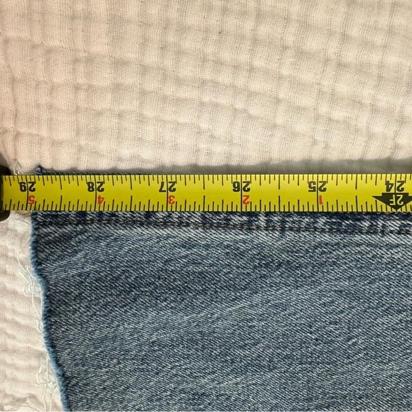 HUDSON Jeans womens Rosie Golden Destructed High-Rise Wide Leg Jean, 23 - Picture 9 of 16